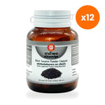 Tumrub Thai Black Sesame Powder Capsules for Everyday Wellness 30 Capsules