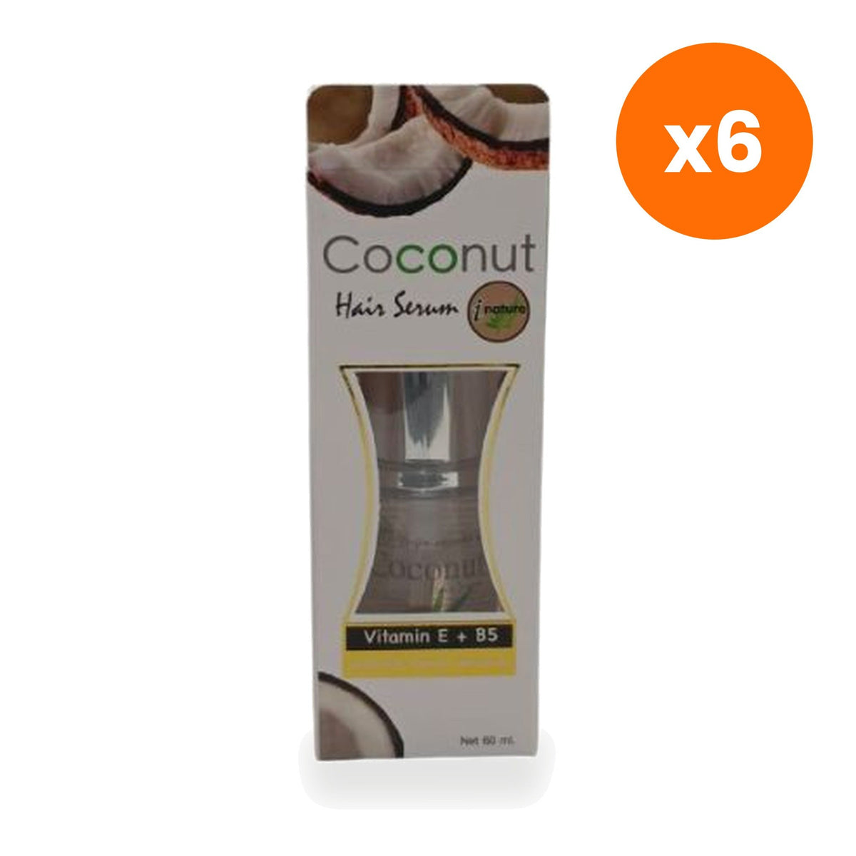 Tumrub Thai Coconut Oil Cocos Nucifera Hair Serum for Smooth Soft Lengths 60 ml