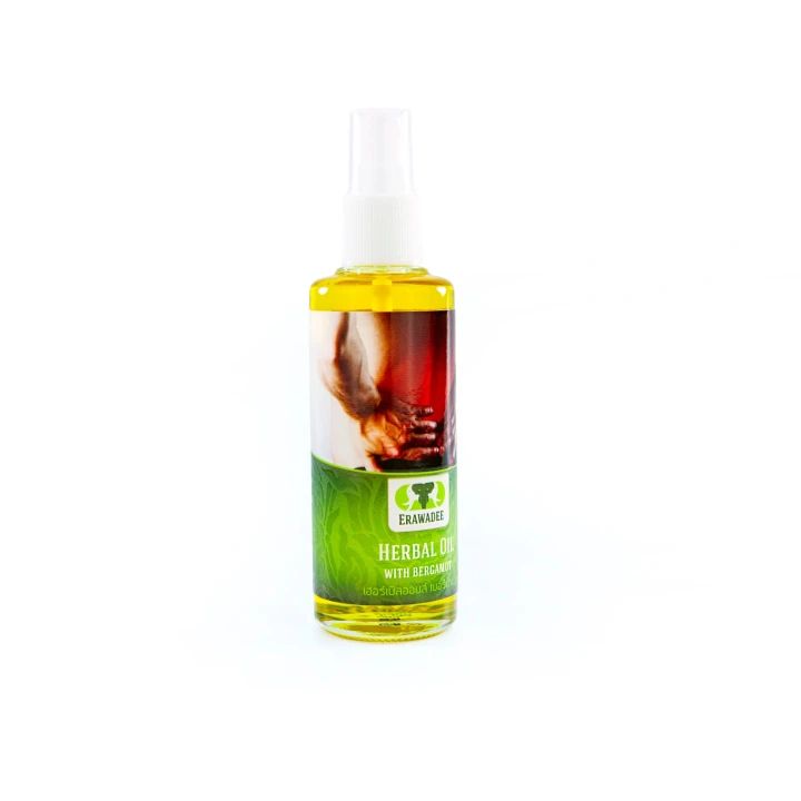 Erawadee No.60 Lemongrass Herbal Massage Spray for Post Workout Recovery 85 ml