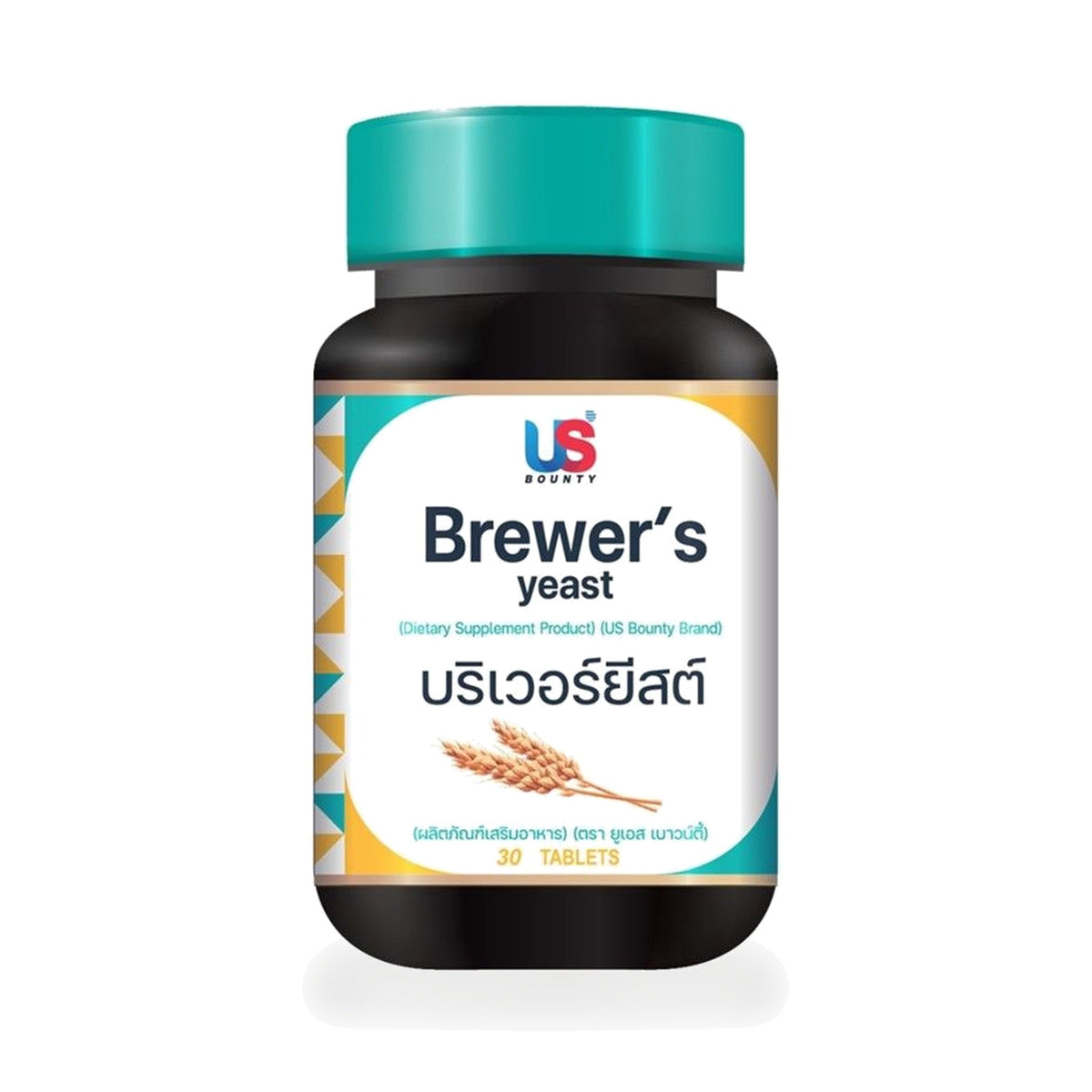 US Bounty Brewer's Yeast 500mg Tablets ‚ 30 Tablets