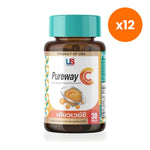 US Bounty Pure Way C Vitamin C 1000mg Tablets for Daily Immune Support 30 Tablets