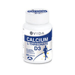 VIDA Calcium L-Threonate + Vitamin D3 Capsules ‚ 60 Capsules