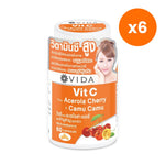 VIDA Vitamin C Acerola Cherry Camu Camu for Skin Radiance Capsules 60 Capsules