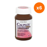 VISTRA Calplex Calcium 600mg Menaquinone for Bone Strength 7 Tablets 30 Tablets