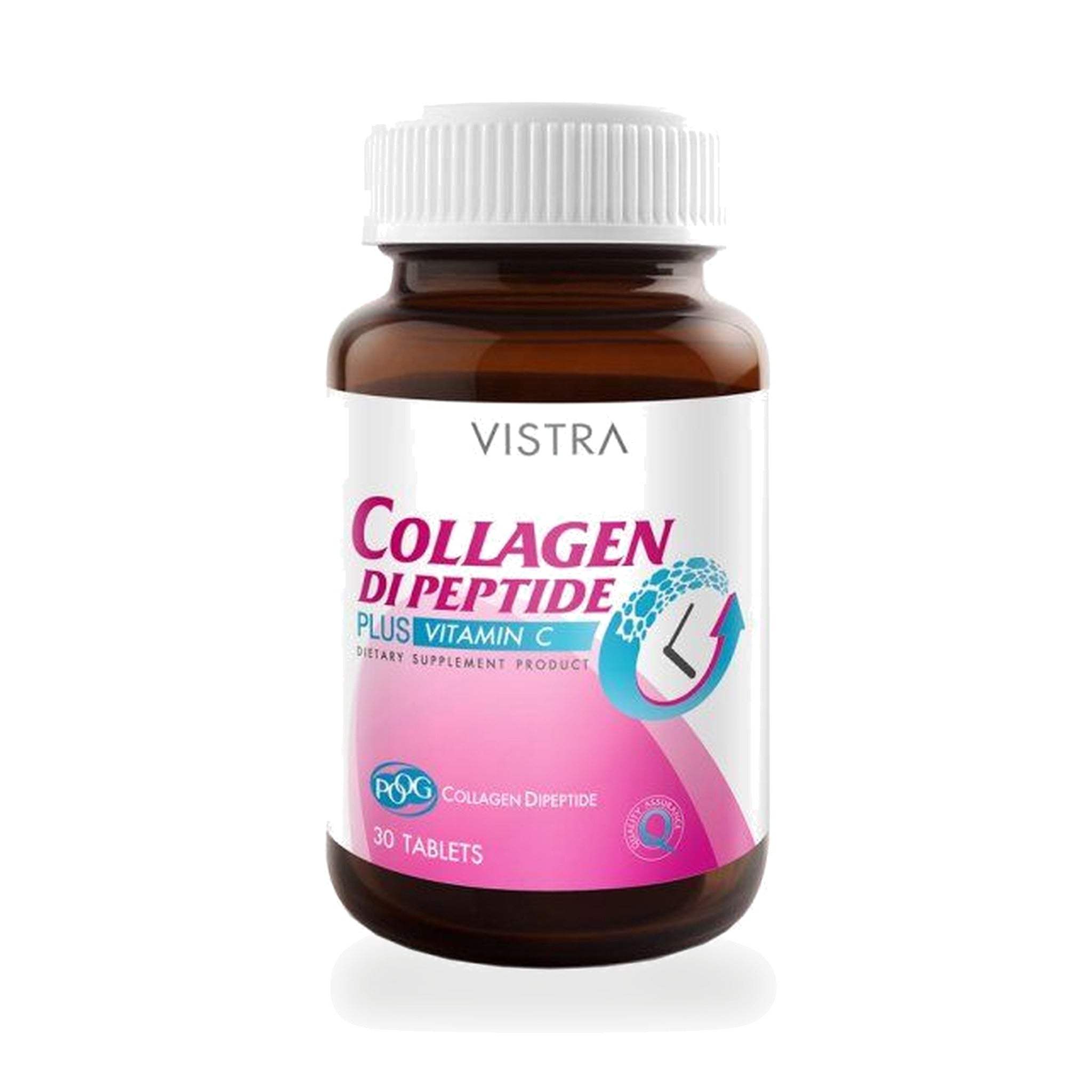 VISTRA Collagen Di-Peptide 1,000mg Plus Vitamin C Tablets ‚ 30 Tablets