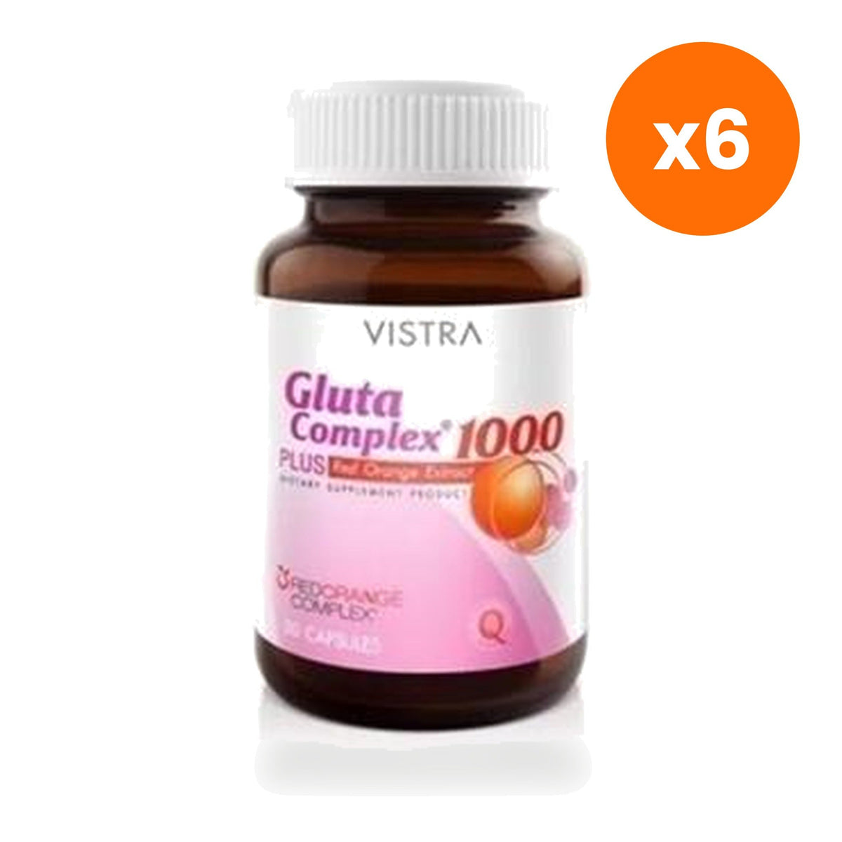Vistra Gluta Complex 1000 Plus Glutathione Tablets for Skin Radiance 30 Tablets