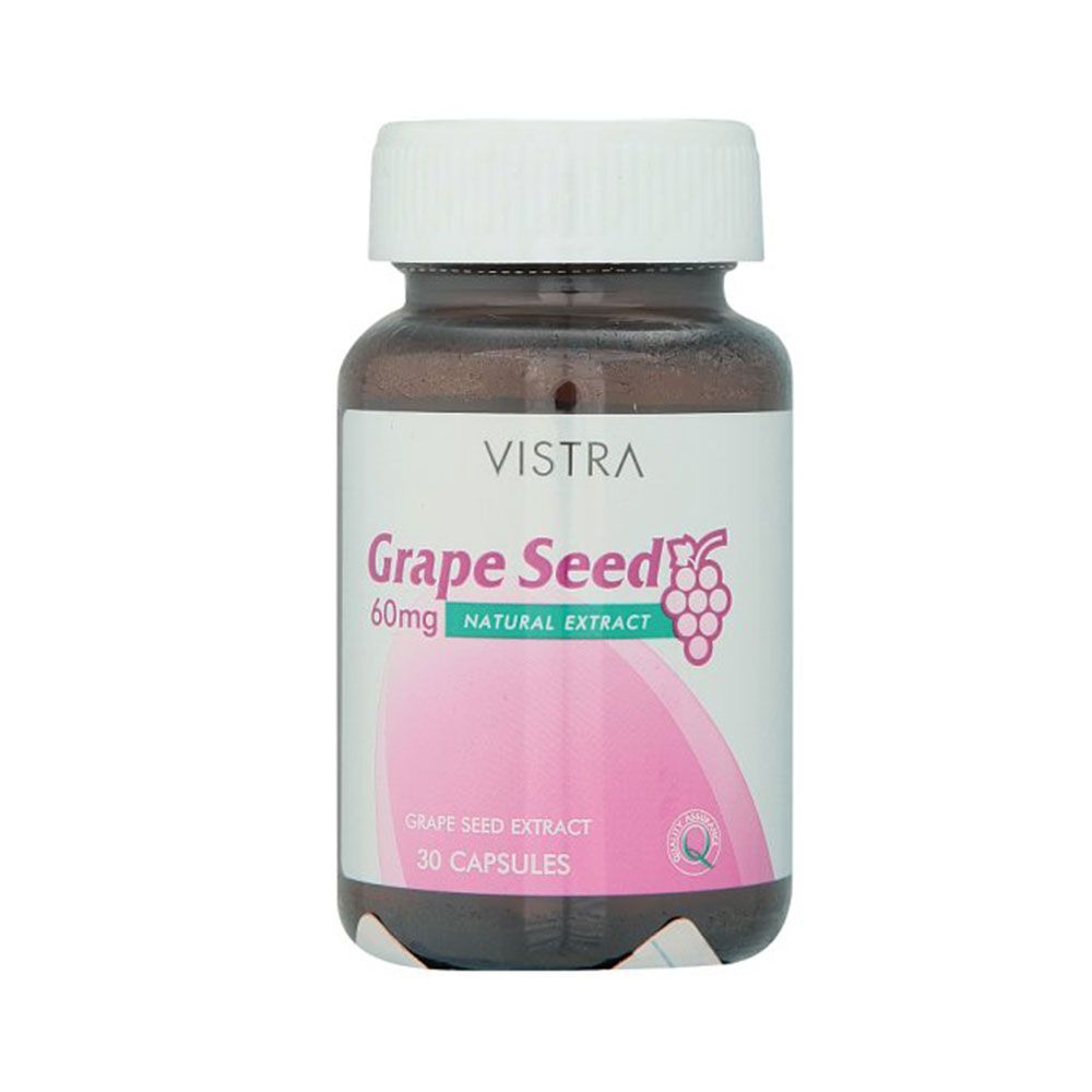 VISTRA Grape Seed Extract 60mg Capsules ‚ 30 Capsules