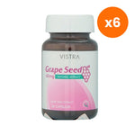 VISTRA Grape Seed Extract for Antioxidant and Circulation Support 60mg Capsules 30 Capsules