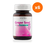 Vistra Grape Seed Extract Tablets for Skin and Circulation Support 30 Tablets