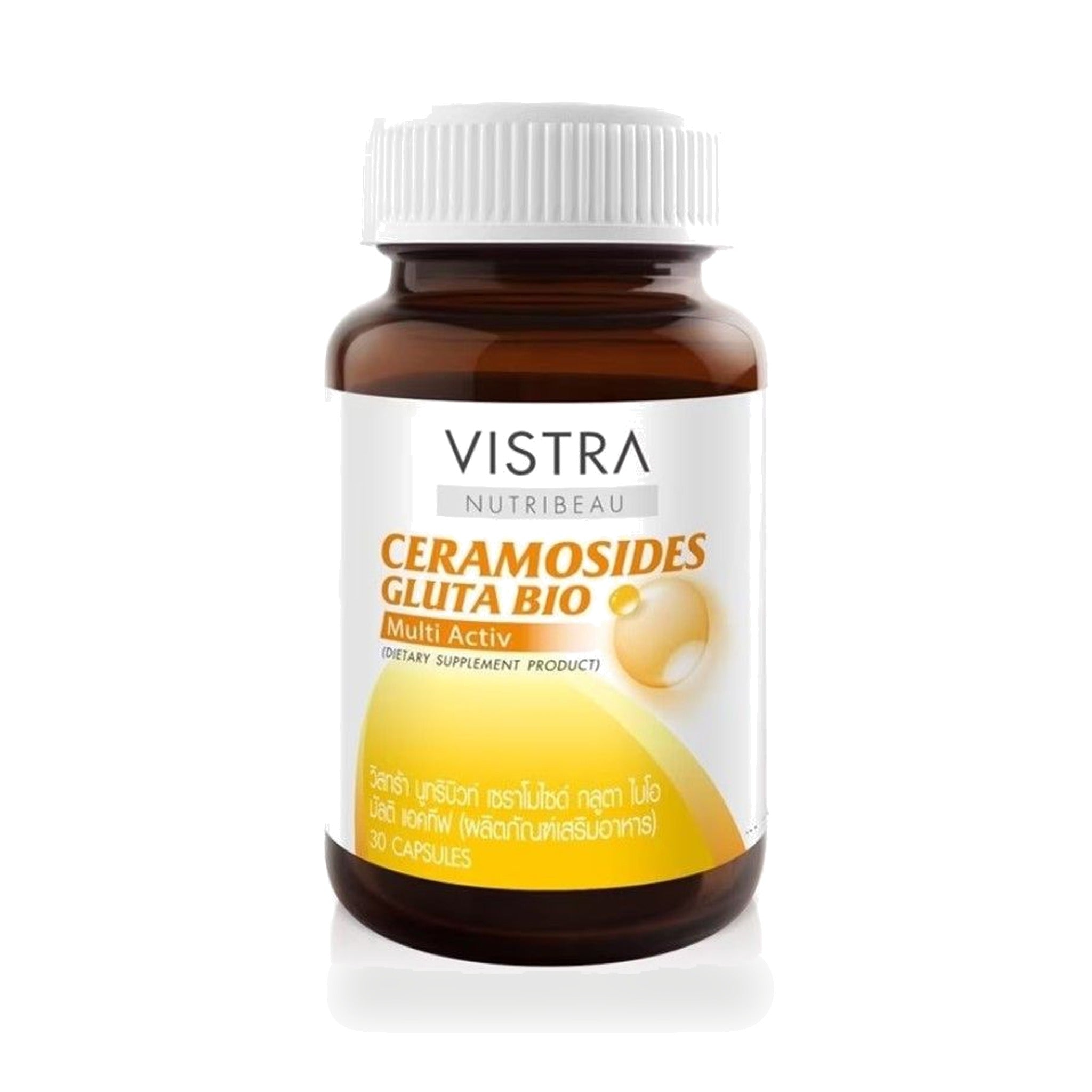 VISTRA Nutribeau Ceramoside Gluta Bio Multi Active Capsules ‚ 30 Capsules