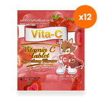 Vita C Vitamin C 25mg Lutein Bilberry Strawberry for Eye Comfort from Screens 30 Tablets