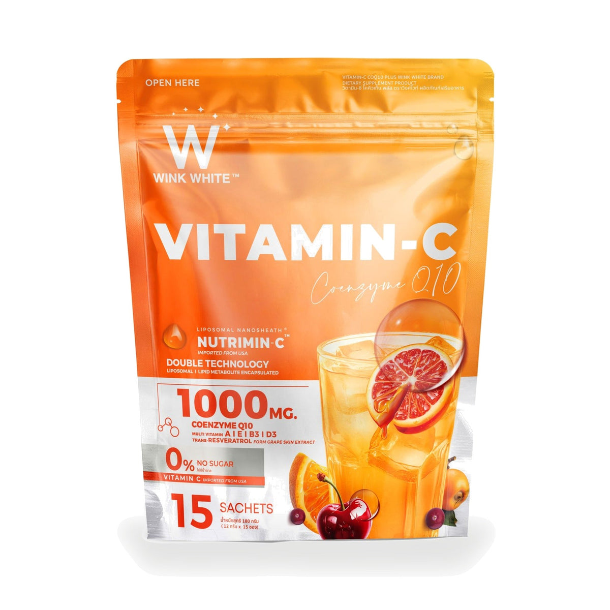 Wink White Vitamin C & Coenzyme Q10 Plus ‚ 2-Pack