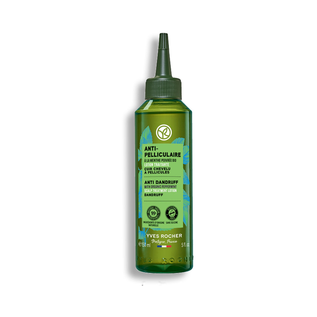 Yves Rocher Anti Dandruff Organic Peppermint Scalp Treatment Lotion for Scalp Care 150 ml