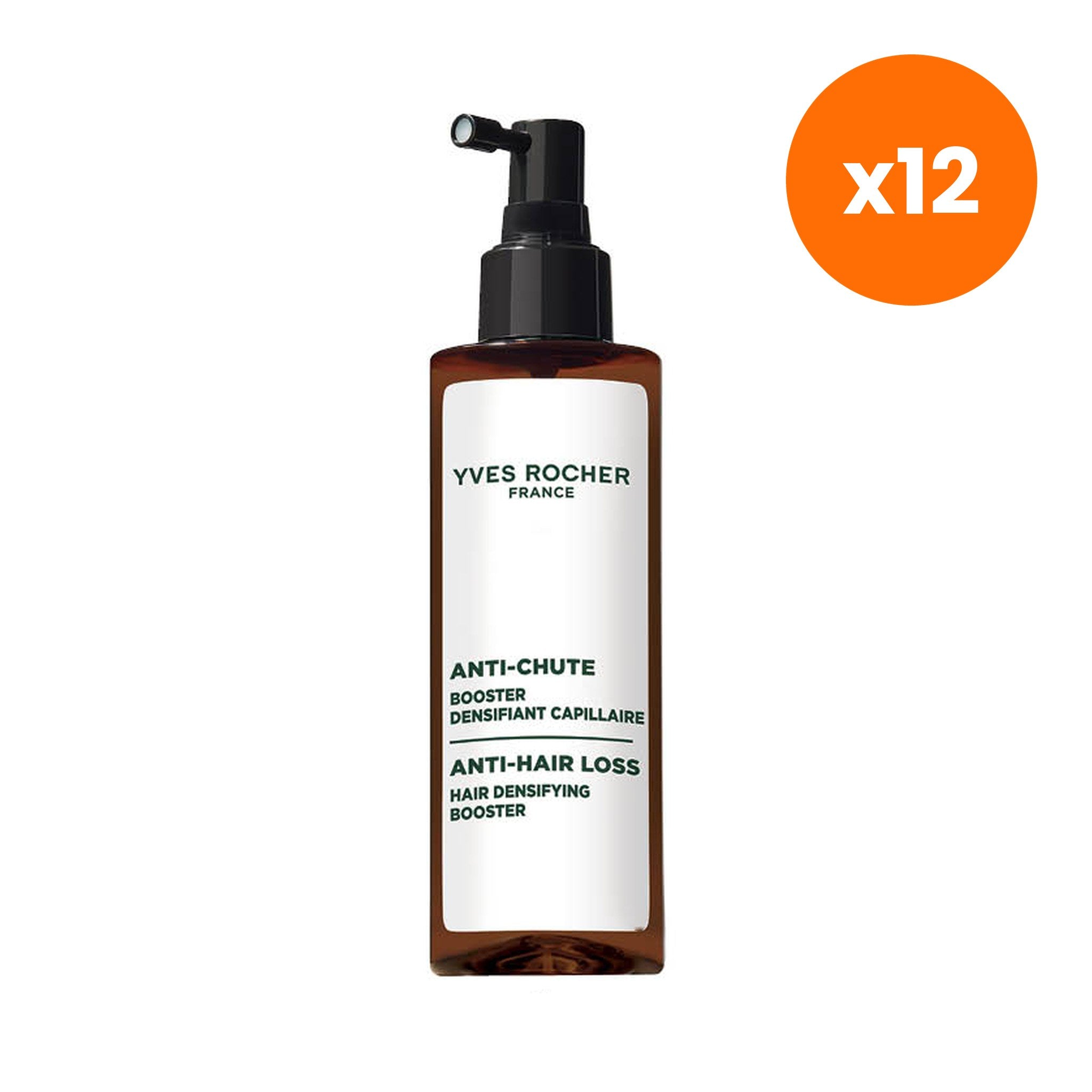 Yves Rocher Anti Hair Loss Hair Densifying Booster for Hair Density 195 ml – 12 pack bundle