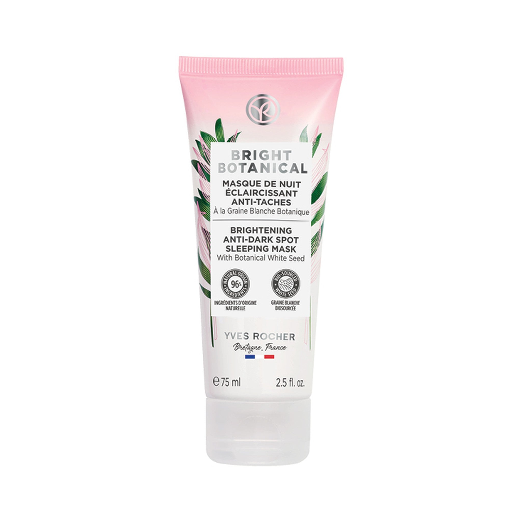 Yves Rocher Bright Botanical Anti Dark Spot Sleeping Mask for Skin Radiance 75 ml