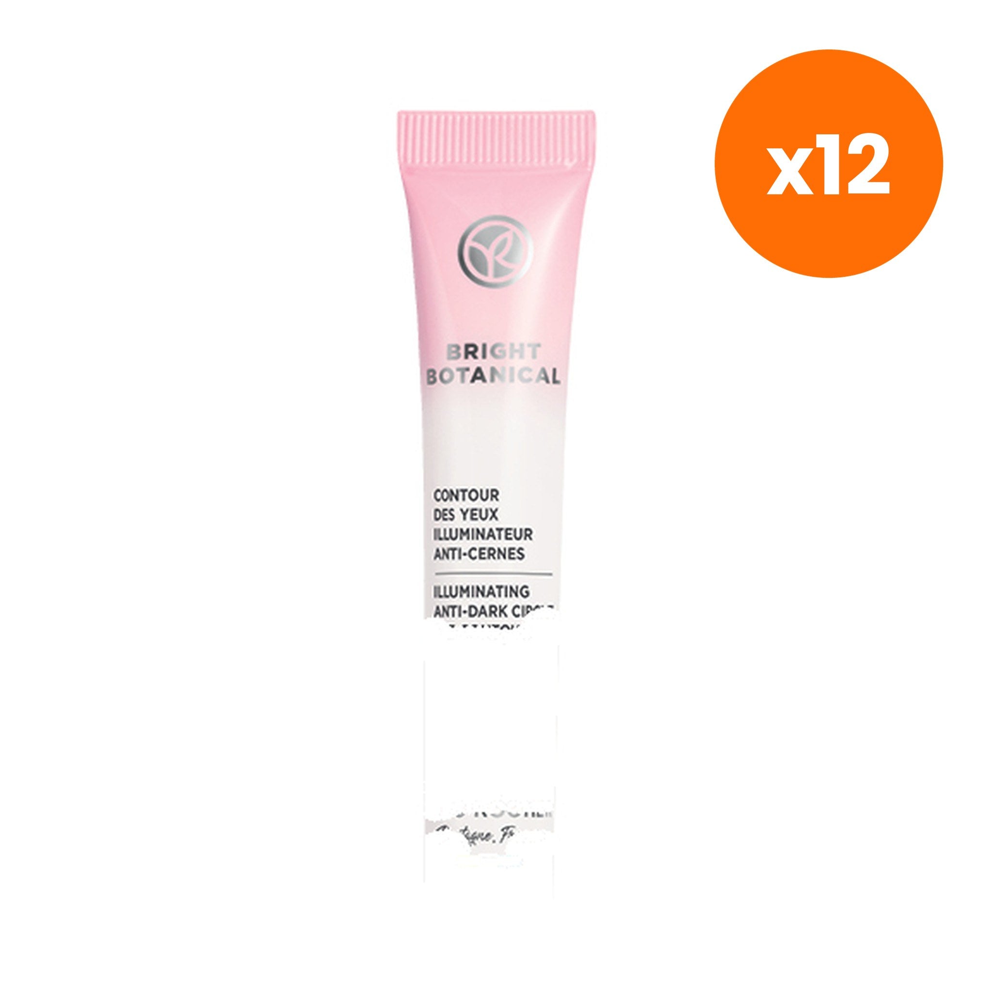 Yves Rocher Bright Botanical Illuminating Eye Contour for Skin Radiance 15 ml – 12 pack bundle