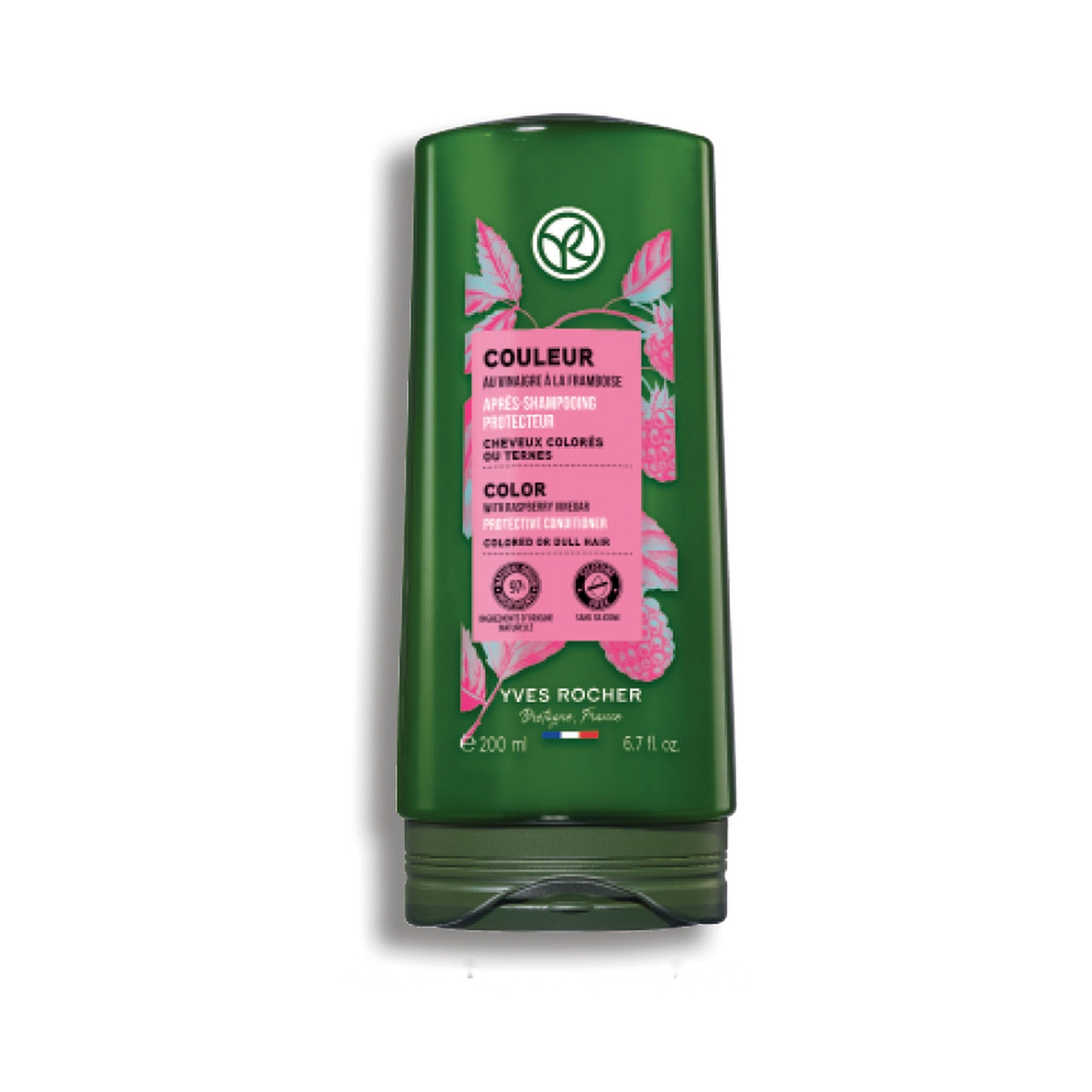 Yves Rocher Color Raspberry Vinegar Protective Shampoo for Color Care 300 ml
