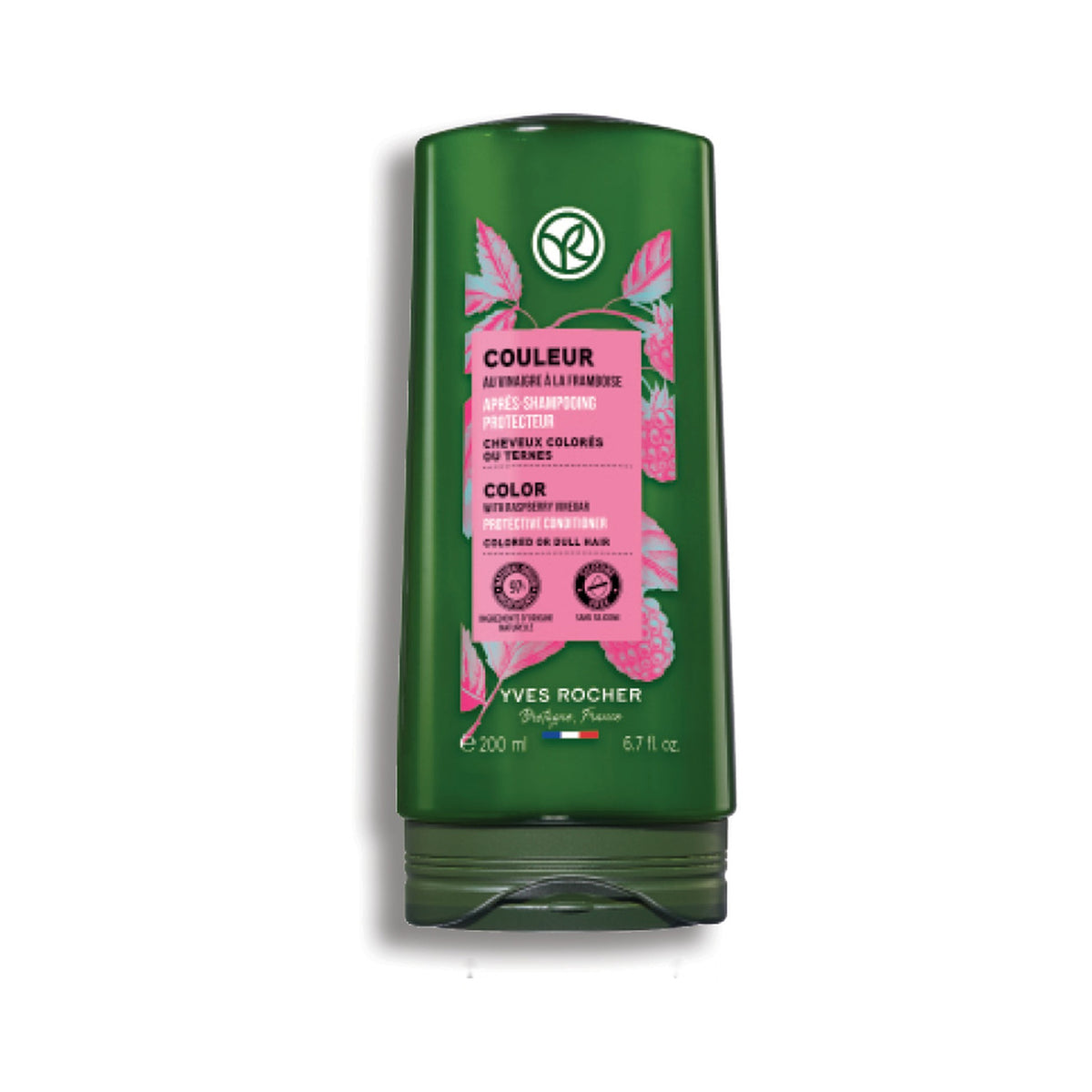 Yves Rocher Color Raspberry Vinegar Protective Shampoo for Color Care 300 ml