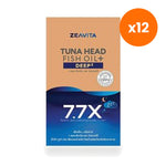 Zeavita Tuna Head Fish Oil 500mg Omega 3 for Brain Health Support 50 Capsules